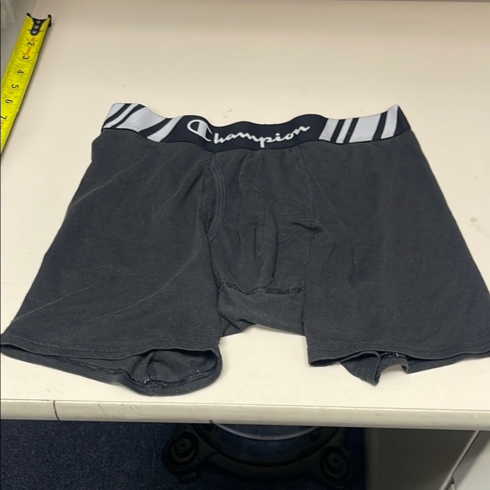 Champion Men's Black Boxer Briefs